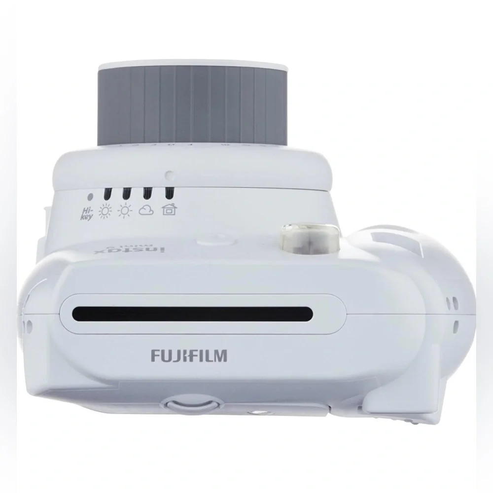 FUJiFILM Instax Mini 9 Instant Camera - Smokey White with Leather Case